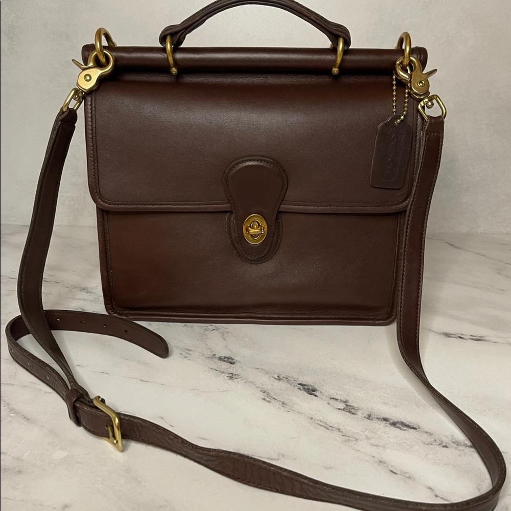 Vintage Coach Willis Bag # CP1-9927, Mahogany